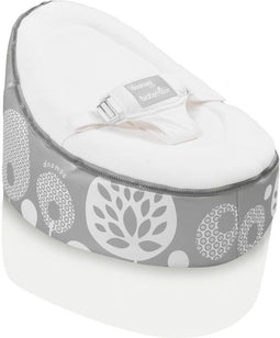 Babymoov doomoo nid - baby transat - evolutif & multifunction pouf van geboorte - zilverbloem