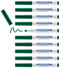 Whiteboard-marker Edding 661 Groen (10 Stuks)