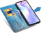 Hoesje Met Pasjeshouder Geschikt voor Xiaomi Redmi 9A - Mandala Bookcase - Turquoise