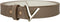 Valentino Divina - Kledingriem - PU met V-vormige gesp - Taupe - Maat S (100 cm)