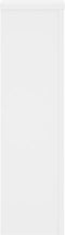 vidaXL - Plantenstandaards - 2 - st - 17x17x60 - cm - bewerkt - hout - wit