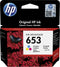 HP 653 - Inktcartridge - Cyaan Geel Magenta - (5ml)