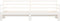 vidaXL - Slaapbank - met - onderschuifbed - 80x200 - cm - massief - grenenhout - wit