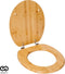 Infinity Goods Bamboe WC Bril Emmy - Toiletbril - RVS Scharnieren - Bamboe