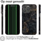 iMoshion Hoesje Geschikt voor iPhone 15 Pro Max Hoesje Siliconen - iMoshion Design hoesje - Zwart / Black Marble Transparent
