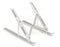 Iggual IGG318195 - Laptopstandaard - Opvouwbaar - Zilver
