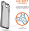 Urban Armor Gear Plyo - Hoesje voor iPhone SE (2020/2022) - Militaire standaard bescherming - Transparant