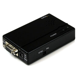 Startech.com VGA2VID - VGA naar Composite/S-Video Converter - 91,44 cm - Zwart