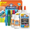 Elmer's - Starterkit voor slijm - 2 flacons lijm 4 glitterlijmpennen 2 flacons Tovervloeistof (8 stuks)