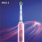 Oral-B Pro 3 - Elektrische Tandenborstel - 3 Poetsstanden - Zwart en Roze