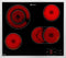 Bauknecht CHR 9642 IN - Keramische kookplaat - 4 kookzones - Zwart