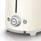 Smeg TSF01CREU - Broodrooster - 950W 2 sleuven 6 bruining-niveaus Crème