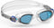 Aquasphere Mako 2 - Zwembril - Volwassenen - Blue Lens - Transparant/Blauw