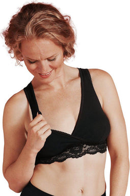 Carriwell Slaapbh Crossover - Voedingsbh Biokatoen - Zwart - L