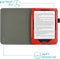 imoshion E-reader Hoesje - Geschikt voor Kobo Clara HD - Vegan Leather Bookcase - Rood