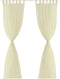 vidaXL - Gordijn - Crème - 140x175 - cm - (2 - stuks)
