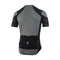 Rogelli KM Rise - Wielershirt - Race pasvorm met rits - Grijs/Zwart/Fluor S