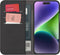Puro PUIPC15P61BOOKC3BLK - Smartphonehoesje - Kunstleer met 3 kaartzakken - Zwart