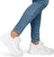 PS Poelman JANA Dames sneakers - Comfortabele hak 5 cm - Wit (42)
