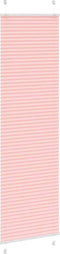 vidaXL - Plissé - rolgordijn - 55x200 - cm - stofbreedte - 54,4 - cm - polyester - roze