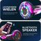Ampes Hoverboard - Bluetooth Speaker - 24V 4.0 Ah Accu - 12 km/h - UL2272 Gecertificeerd - LED Verlichting - Anti lek banden - Belastbaar tot 120KG - 6.5 Inch - Roze + Hoverkart carbon