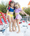 Great Pretenders Verkleedkledij Bikini Rapunzel - Paars/Roze - Maat 3-4 jaar