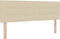 vidaXL - Hoofdbord - Lijnen - Design - Crème - 140 - cm - Stof