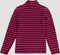 O'Neill Stripe Fleece Hz - Wintersportpully - Compacte jersey-fleece - PINK AOP W/ BLACK - Maat 152