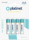 Platinet PMBLR064B - Alkaline batterij AA / LR6 - 2800mAh - Wit (12 stuks)