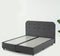 Dreamhouse® Rondo Boxspring met Opbergruimte – Bed - 180 x 200 cm - Velvet Antraciet - Complete boxspring