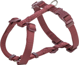 Trixie tuig voor hond premium h-tuig voor hond sangria rood 60-87x2,5 cm