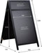 Europel - Stoepbord Deluxe - Krijtbord - Zwart dennenhout - 66 x 128cm - Geschikt voor binnen en buiten - Incl. top