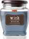 Colonial Candle – Wick Moonlit Oak - 425 gram | geurkaars sojablend | 60 tot 90 branduren | houten knisperlont | kerst en winter geur | kruidig en fris | limoen, bergamot, blauwe eucalyptus, bloemen en hout en tennessee whiskeygeur |