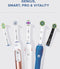Oral-B FlossAction - Opzetborstels met CleanMaximiser-technologie - Diepe interdentale reiniging - Wit (2 stuks)