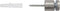 vidaXL - Spatscherm - keuken - 100x60 - cm - gehard - glas - wit