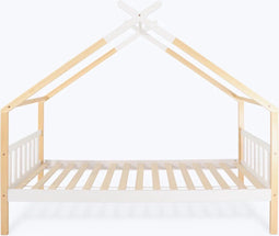 Hypnia - Peuterbed - Kinderbed - Huisbed Odyssee - Kinderbedden 90 x 190 - Lattenbodem - Bedbodem Zonder Lade - Eenvoudige Montage - Goed Verstevigd - Tijdloze Bedbodem - Geschikt Voor Ieder Matras