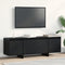 vidaXL - TV - Kast - Zwart - Eiken - 120x30x40,5 - cm - Gemaakt - van - Hout