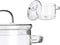 Vivalto Kookpan met deksel - borosilicaat glas - 1.8 L - D15 x H15 cm - transparant