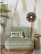 GOOD&MOJO Wandlamp Zanzibar - Rotan Zwart - Ø40cm - Binnen Modern