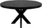 Kick Industrial Eetkamertafel Dax Rond - Zwart 130 cm