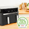 Tefal Easy Fry Dual XXL & Grill EY905B - Dubbele Airfryer - 8.3L - 8 Automatische Programma's