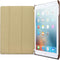 Icarer - 3-Vouw echt lederen sleepcover hoes - iPad 9.7 (2017/2018) / Pro 9.7 / Air / Air 2 - Cognac