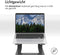iMoshion Aluminium Antislip Laptop Standaard - Ergonomische Laptop Stand - Tablet Houder - Geschikt voor alle Laptops - Donkergrijs