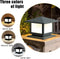 Sokkellamp voor buiten, 12 W bolderlamp buiten, grijs, tuinpadverlichting van gegoten aluminium, 3 k