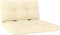 vidaXL - Palletkussens - 2 - st - stof - crèmekleurig