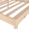 vidaXL - Seniorenbed - massief - grenenhout - 90x200 - cm