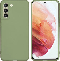 iMoshion Hoesje Geschikt voor Samsung Galaxy S21 Hoesje Siliconen - iMoshion Color Backcover - groen
