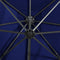 vidaXL - Zweefparasol - met - paal - en - LED-verlichting - 300 - cm - azuurblauw