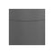 Bloempot en ronde Capri Capri - Plastic - Watertank - Diametre 50 cm - Anthraciet - Artevasi