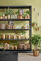 Mica Decorations Bloempot Cargo - 34x34x28 cm - Willow - Bruin- Set van 3
